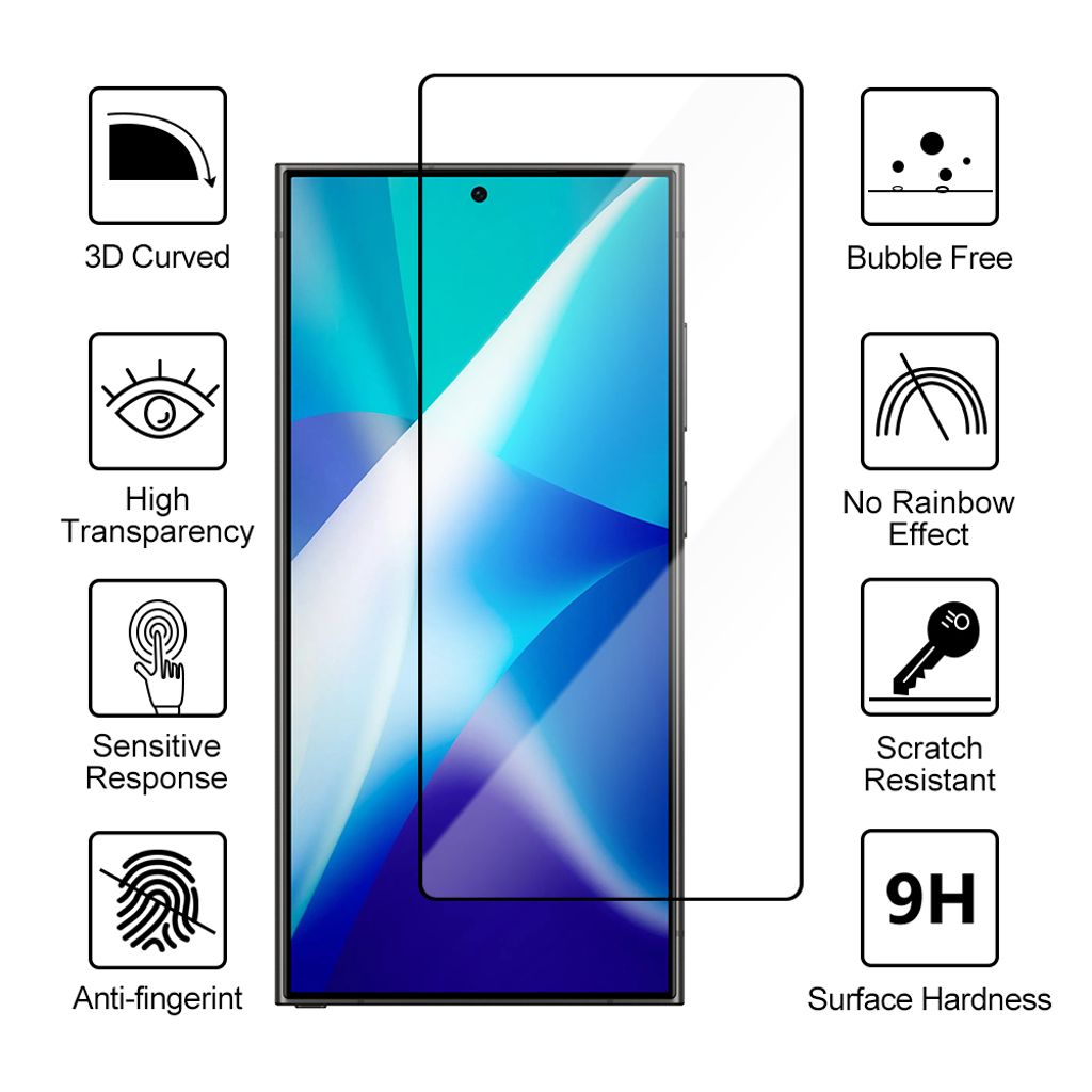SiGN Samsung Galaxy S25 Ultra Screen Protector Tempered Glass